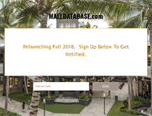 Tablet Screenshot of malldatabase.com